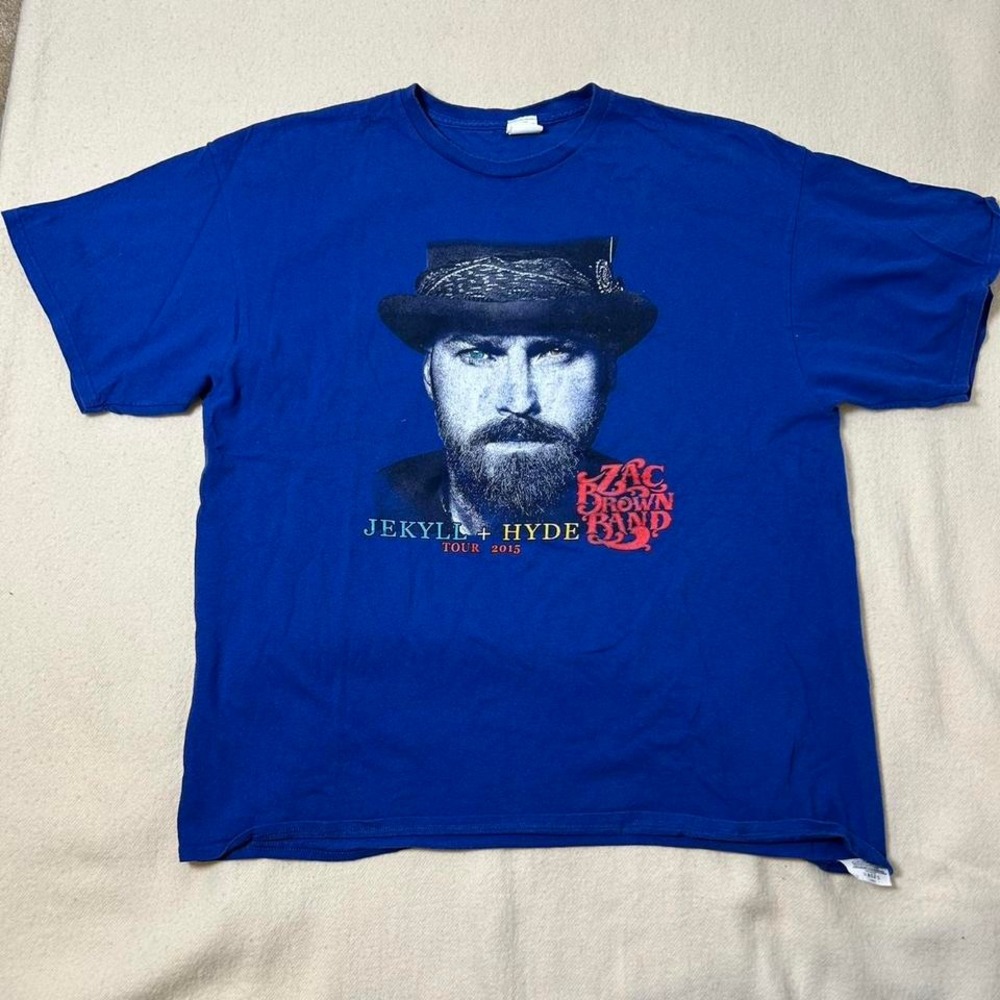 Blue Zak‎ Brown Racing Jekyll and Hyde Tour 2015 T-Shirt 2XL